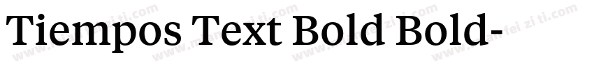 Tiempos Text Bold Bold字体转换